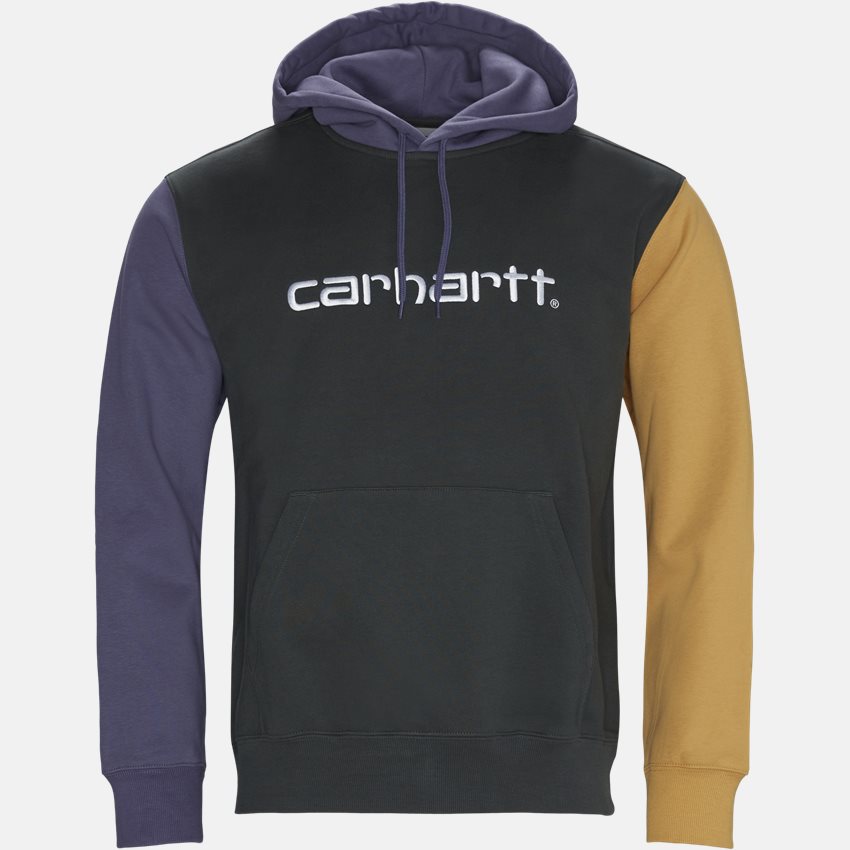 Carhartt WIP Sweatshirts HOODED CT TRICOL I028353 DARK TEAL